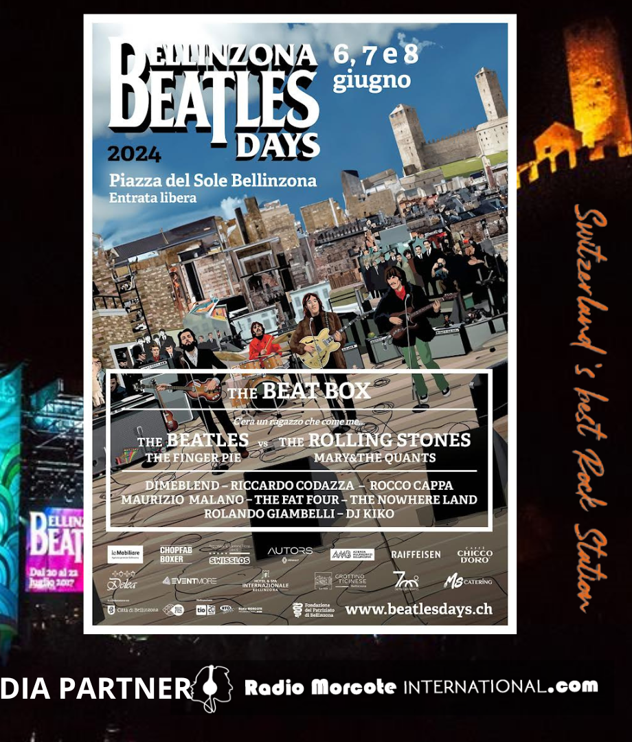 Radio Morcote anche quest'anno è                               media partner dei Bellinzona Beatles Days
