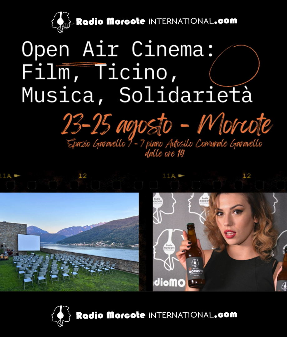 CINEMA OPEN AIR: Radio Morcote sostiene l'associazione benefica Move for Charity