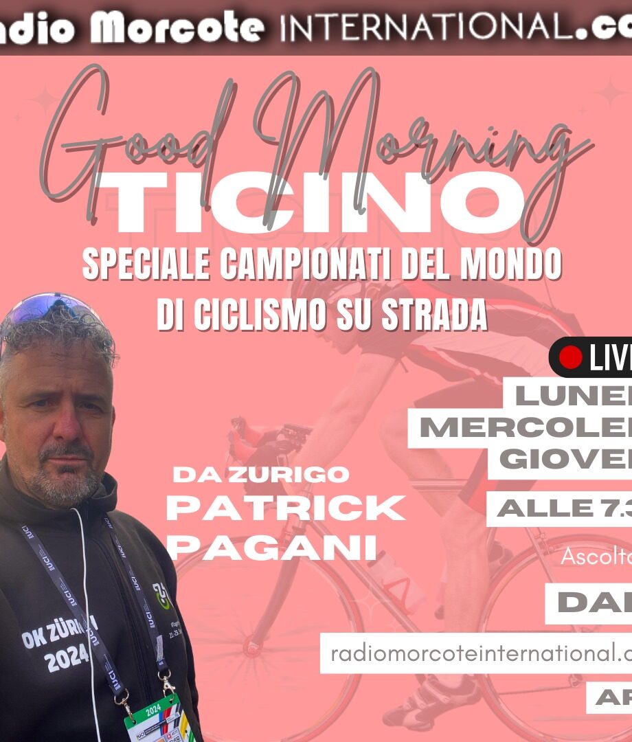 Radio Morcote segue il Campionato Mondiale di Ciclismo su strada da Zurigo