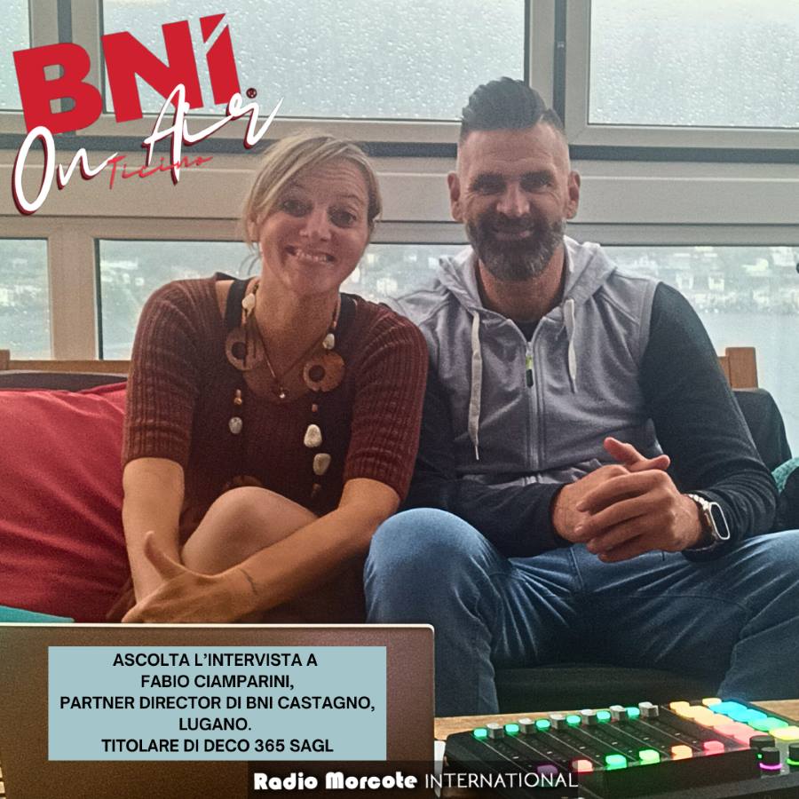 E' disponibile il nuovo PODCAST di BNI REGIONE TICINO.